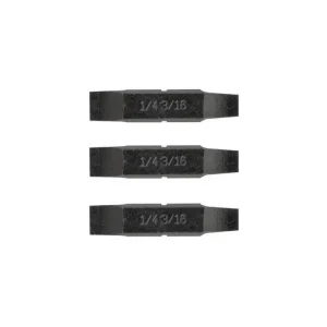 1/4" & 3/16" Flat Screwdriver Bits (3 ks) Oblíbený