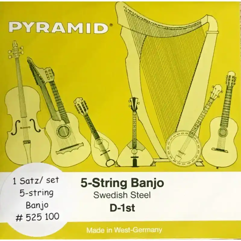 Autentický Pyramid struny na 5 str. banjo Swedish Steel